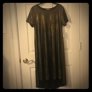 Lularoe Elegant Carly black&gold XS
